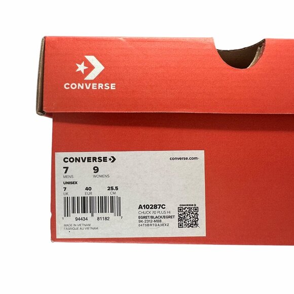 ❤️CONVERSE Chuck 70 Plus Hi Gems 9 Women's Platform Shoes Pearls Sneaker A10287C - Picture 9 of 12